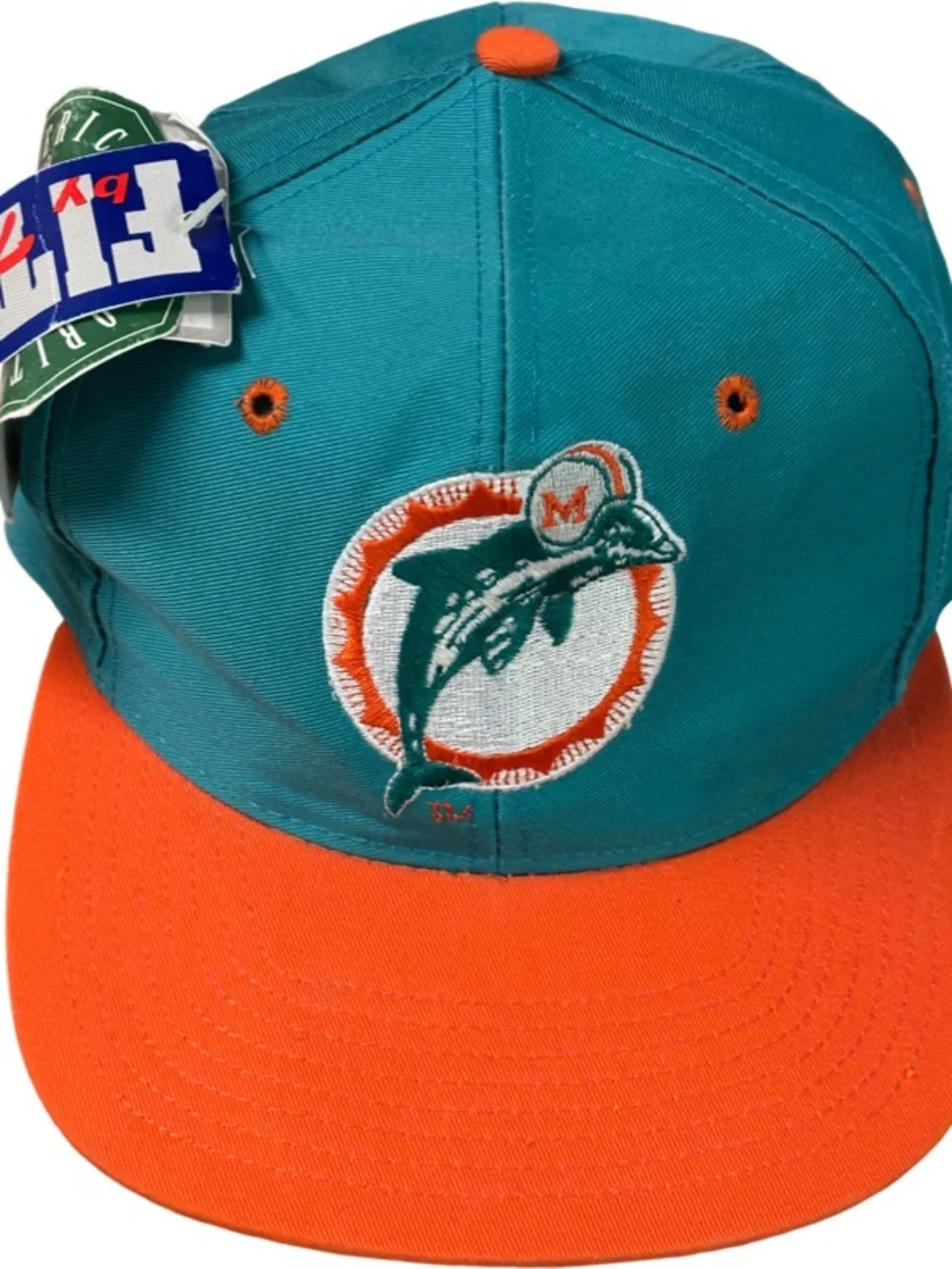 NEW VINTAGE NFL MIAMI DOLPHINS TWOLL “THE GAME” SNAPBACK